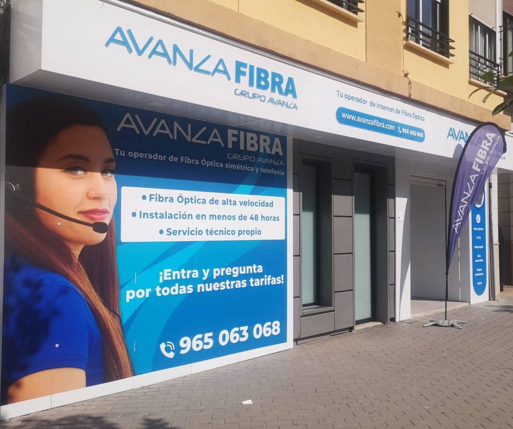 Avanza Fibra se convierte en el primer operador de fibra óptica en Valencia y Alicante